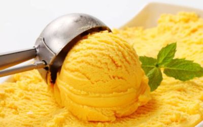 Saludable Helado de Mango (No necesitas máquina de helados)